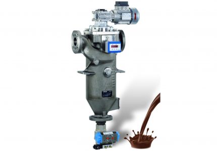 Filtro autopulente per cioccolato