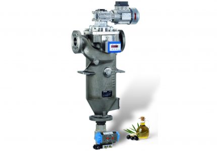 Filtro autopulente per olio d’oliva