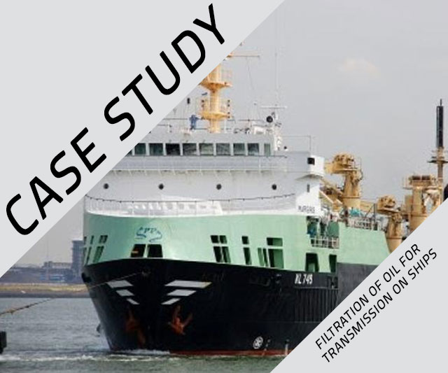 SUCCESS STORY: PI 210 – Filtration of oil for transmission on ships